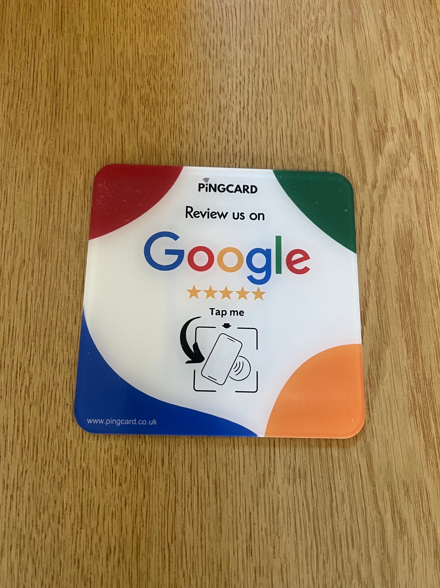 Google Review Display Plate